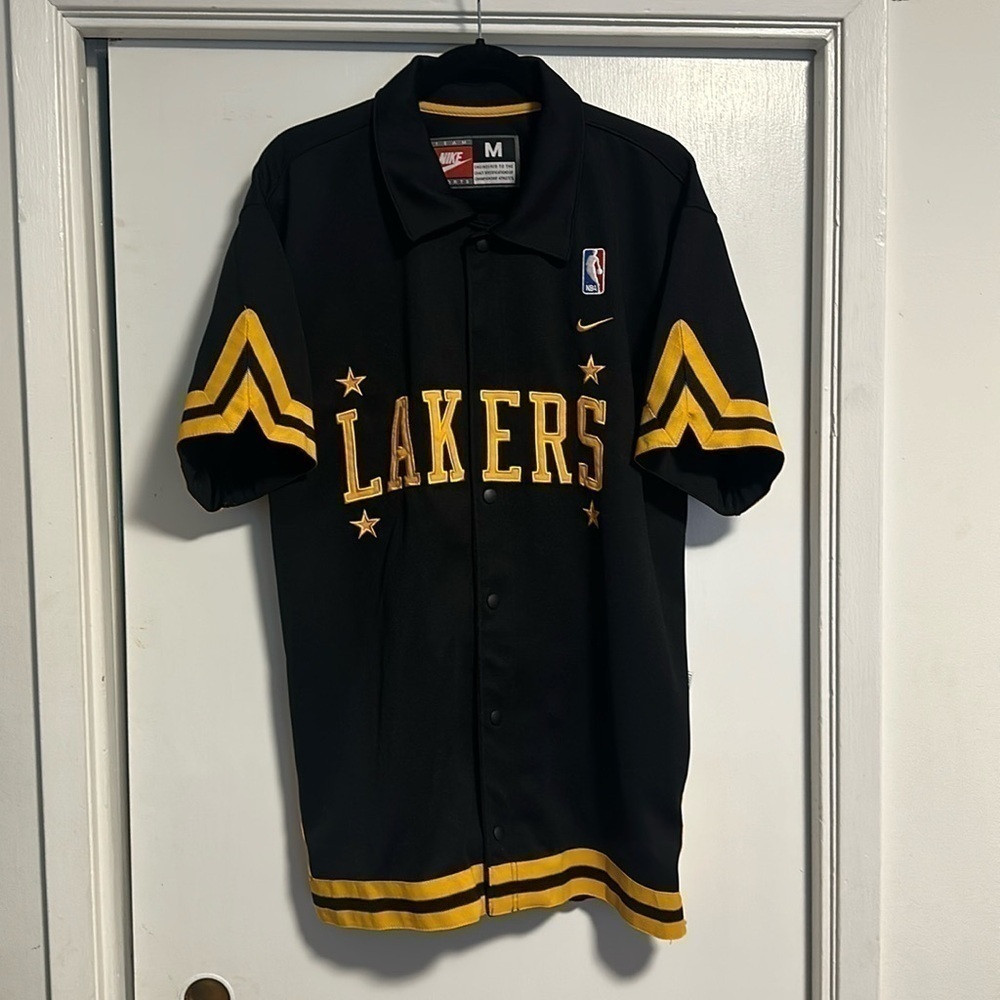 EUC: Nike Los Angeles Lakers Rewind Throwback Warm  Up Kobe Suit Jacket Men’s M